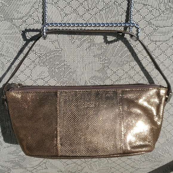 Vintage Gucci Python Boat Pochette Metalli… - Picture 1 of 8